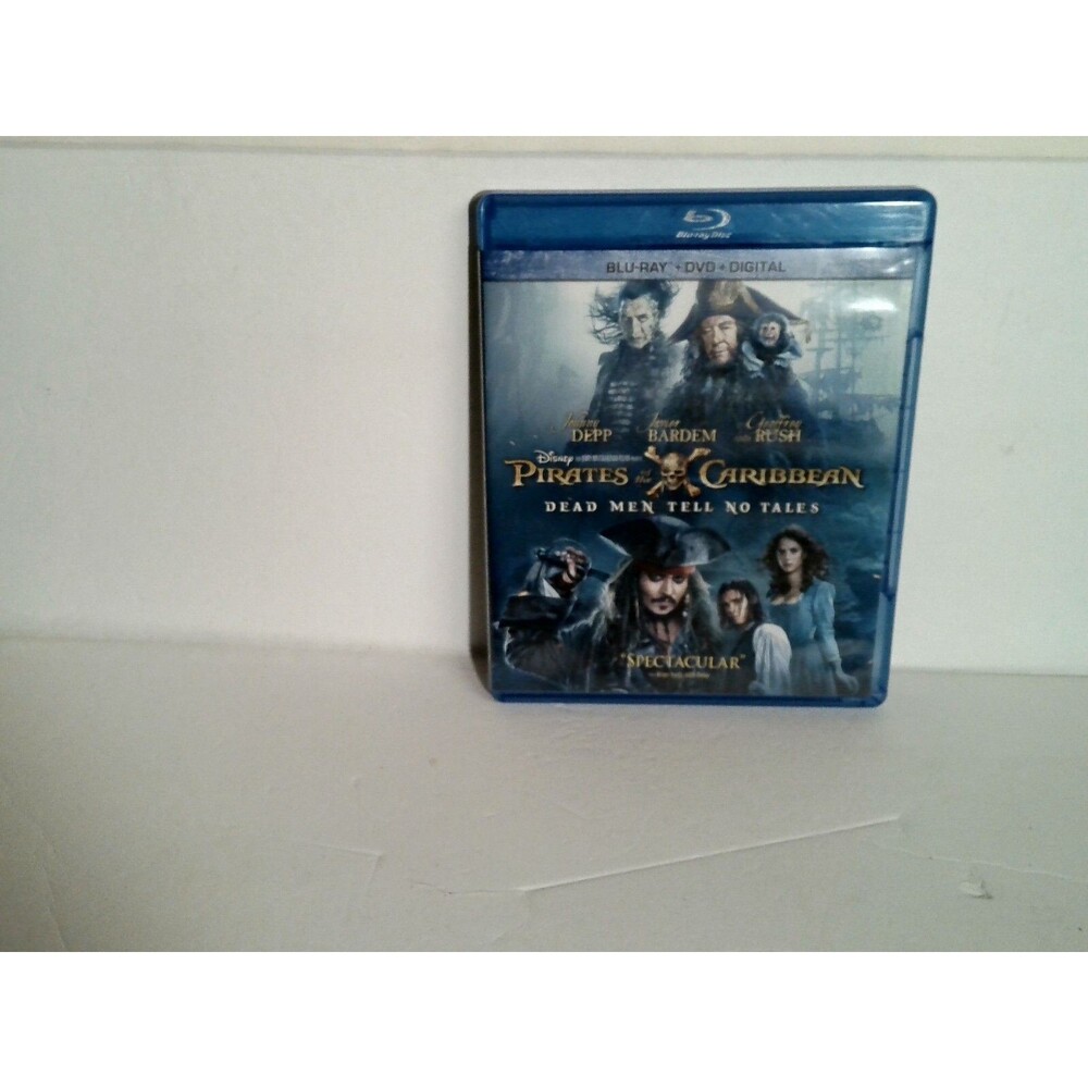 Pirates of the Caribbean: Dead Men Tell No Tales (Blu-ray, 2017)***No DVD**** Ac